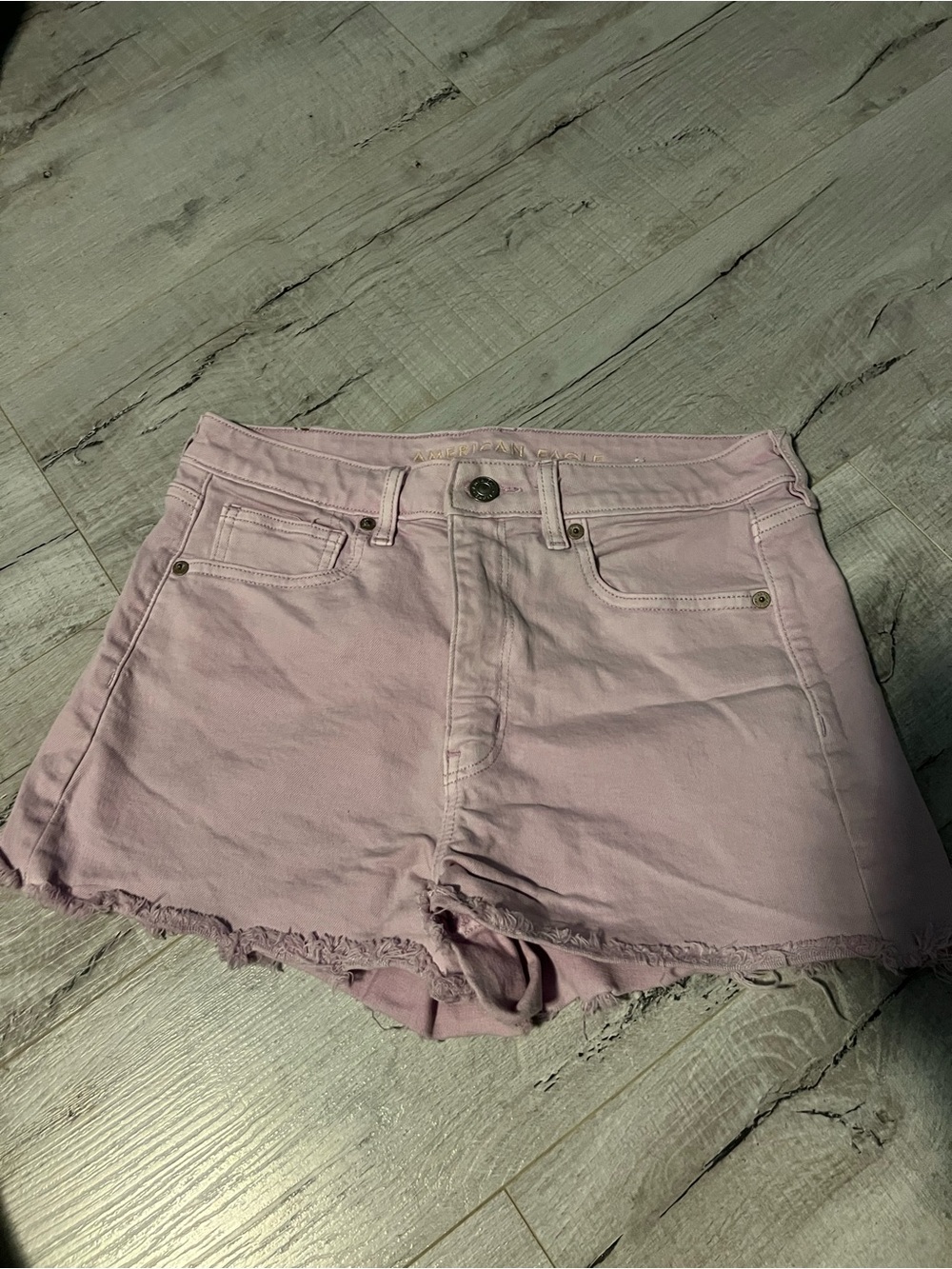 American Eagle Outfitters Pastel Pink Denim Shorts